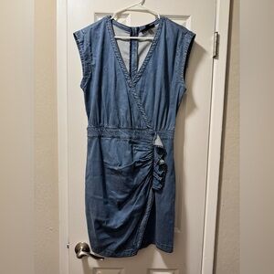 INC denim dress